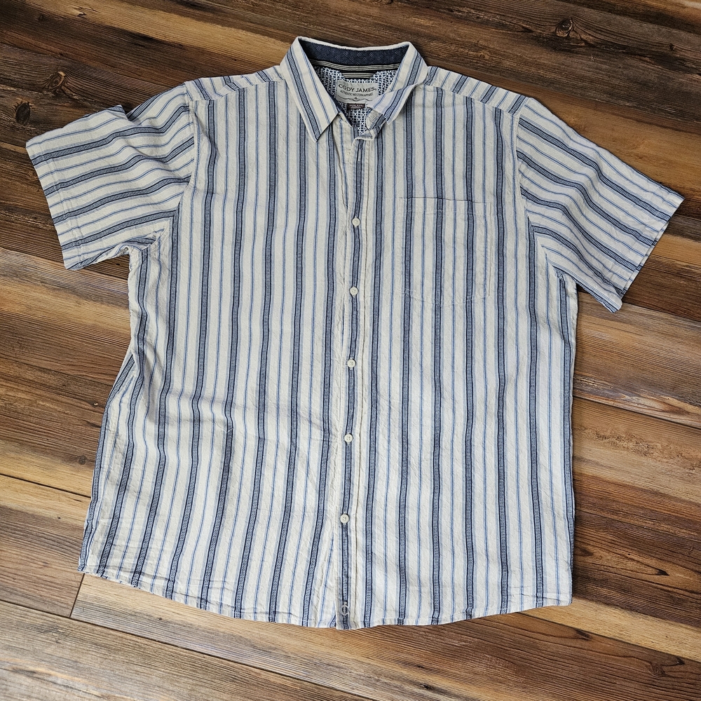 Blue Striped Men's Shirt